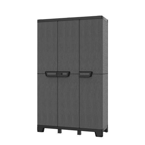 Armario alto Resina 3 Puertas Ardesia