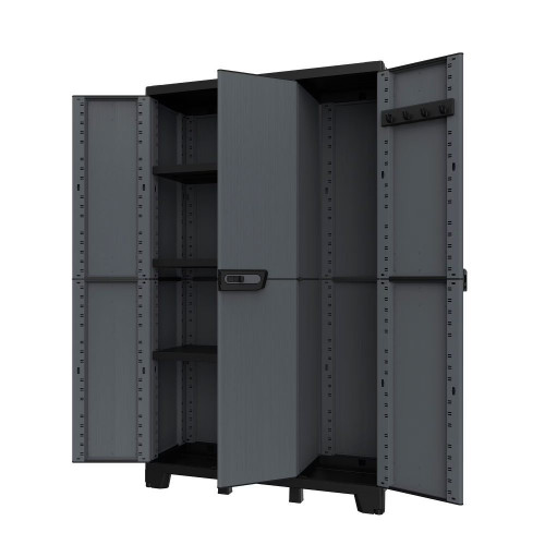 Armario alto Resina 3 Puertas Ardesia