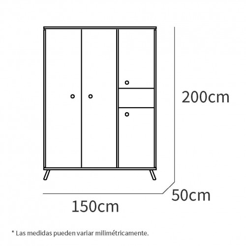 Armario Camila 150x200x55cm roble
