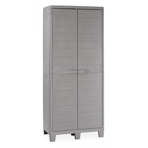 Armario de polipropileno para exterior TOOMAX 077 78 x 182 x 46 cm gris