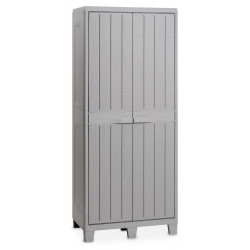 Armario de polipropileno para exterior TOOMAX 083 78 x 182 x 46 cm gris