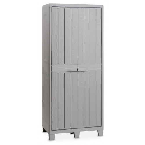 Armario de polipropileno para exterior TOOMAX 083 78 x 182 x 46 cm gris