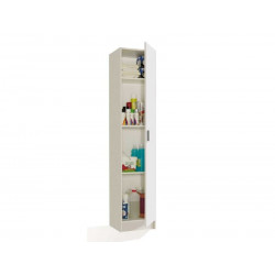 Armario escobero 37x37x180h cm con 1 puerta blanco mate – Giacinto