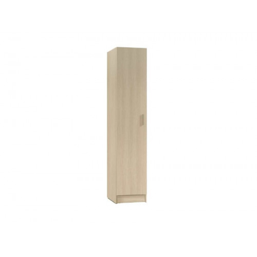 Armario escobero 37x37x180h cm con 1 puerta roble claro – Giacinto