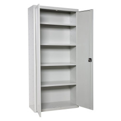 Armario metálico Profesional 2 Puertas y 4 Baldas Interiores
