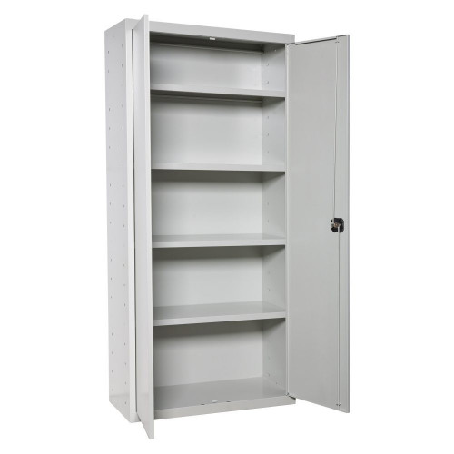 Armario metálico Profesional 2 Puertas y 4 Baldas Interiores