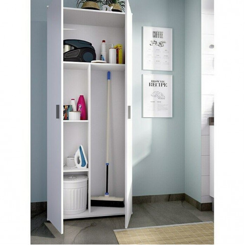 Armario multiusos de madera Fit escobero