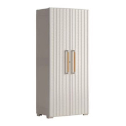 Armario Resina Alto Escobero Groove 180x80x45 cm