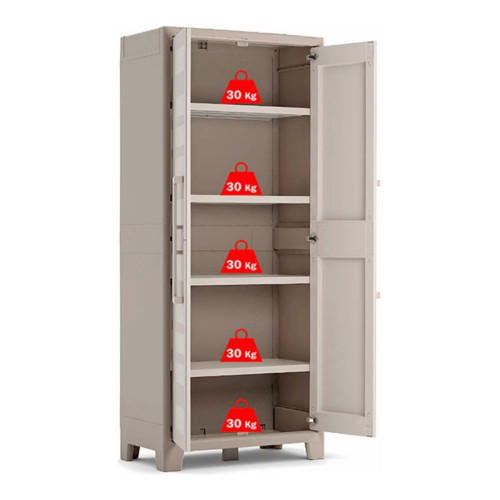 Armario resina Alto Gulliver 2 Puertas 80x44x182 cm