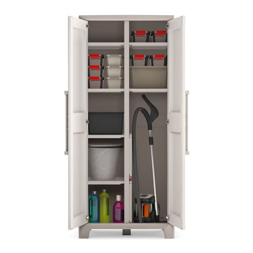 Armario resina Escobero Gulliver Multispace 2 Puertas 80x44x182 cm