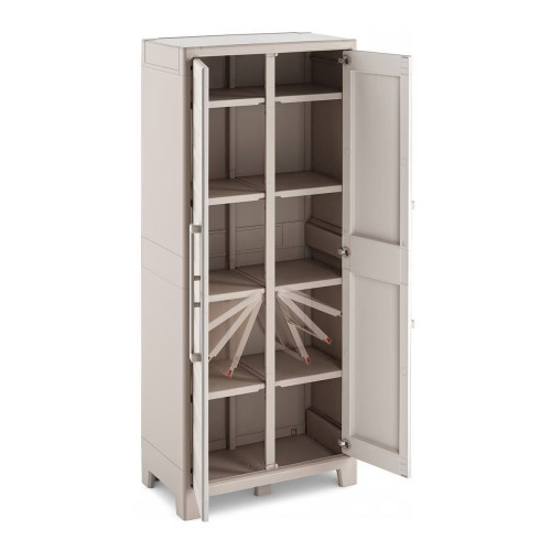 Armario resina Escobero Gulliver Multispace 2 Puertas 80x44x182 cm
