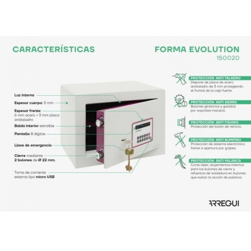 arregui Caja fuerte Forma Evolution 150020