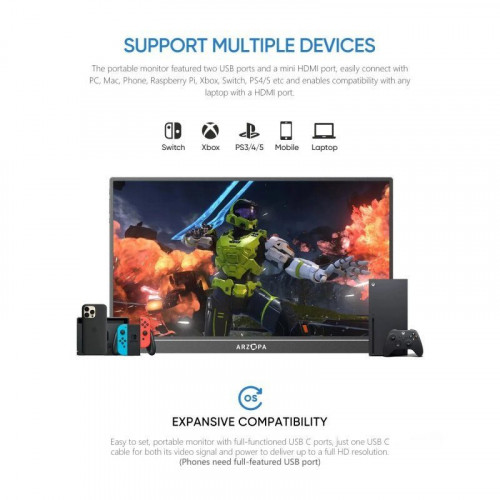 Arzopa G1 Game Monitor Portátil 16.1