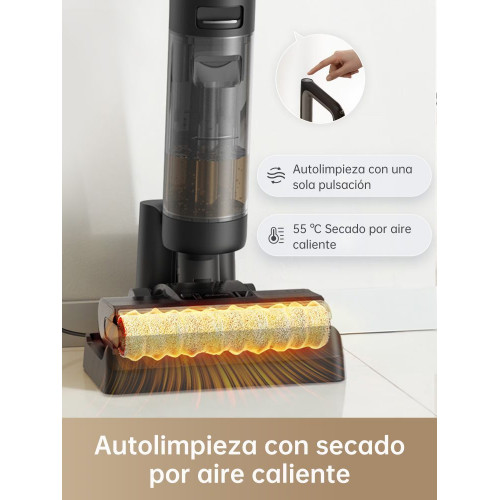 Aspirador de escoba recargable Dreame H12 Pro en seco y húmedo Negro
