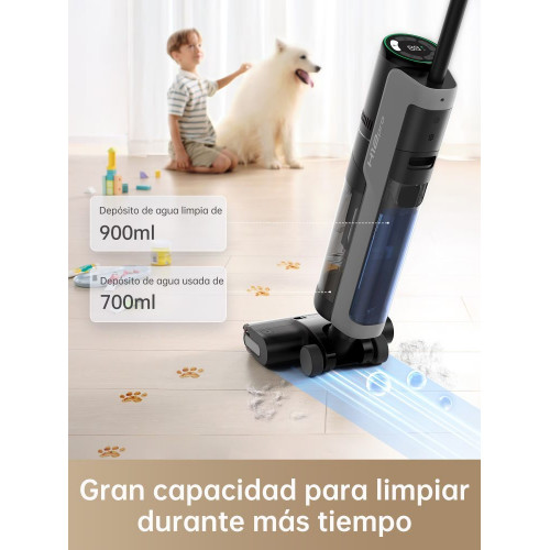 Aspirador de escoba recargable Dreame H12 Pro en seco y húmedo Negro