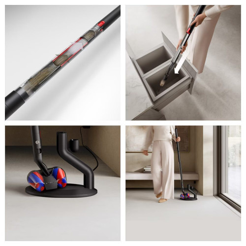 Aspirador de escoba recargable Dyson Pencilvac. Ligera y Maniobrable Negro