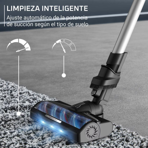 Aspirador de escoba Rowenta X-Force Flex 10.80 Sistema Digital Control Negros