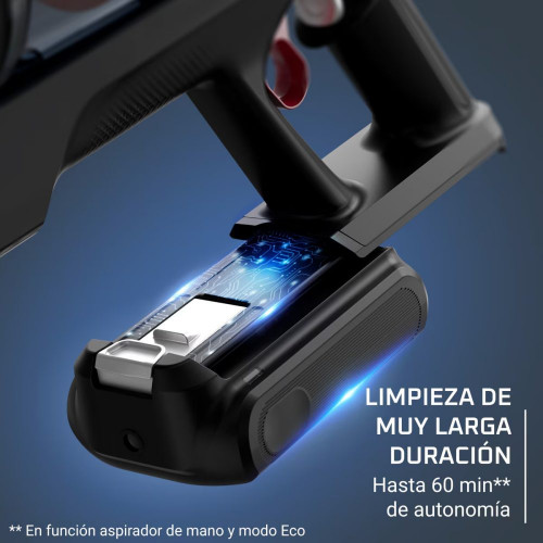 Aspirador de escoba Rowenta X-Force Flex 10.80 Sistema Digital Control Negros
