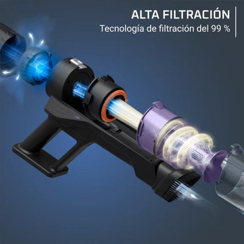 Aspirador de escoba Rowenta X-Pert 5.80 RH5A32 ultraligera Violeta