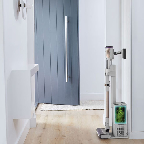 Aspirador de escoba Shark Detect + sistema vaciado IW3612EU Blanco