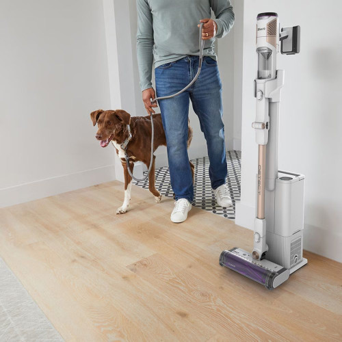 Aspirador de escoba Shark Detect + sistema vaciado IW3612EU Blanco