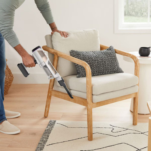 Aspirador de escoba Shark Detect + sistema vaciado IW3612EU Blanco
