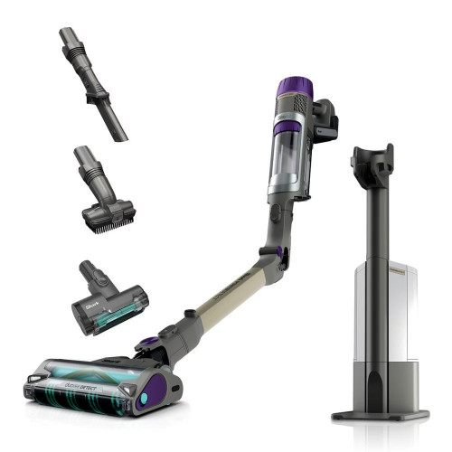 Aspirador de escoba Shark PowerDetect IP3251EUT, 300 W, 70 min Autonomía, Base Autovaciado, Especial Mascotas Gris