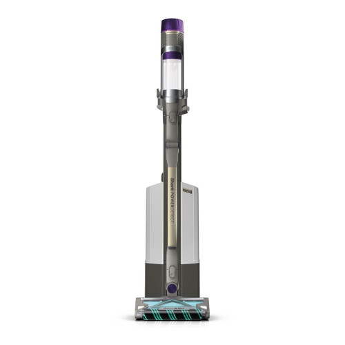 Aspirador de escoba Shark PowerDetect IP3251EUT, 300 W, 70 min Autonomía, Base Autovaciado, Especial Mascotas Gris