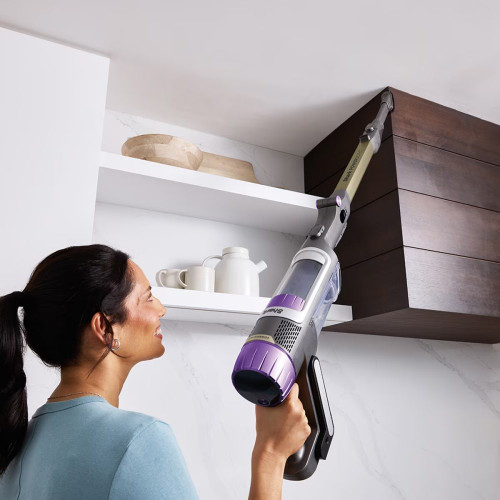 Aspirador de escoba Shark PowerDetect IP3251EUT, 300 W, 70 min Autonomía, Base Autovaciado, Especial Mascotas Gris