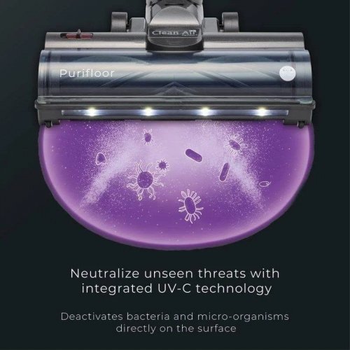 aspirador de mano Clean Air optima Vertica Purifloor con esterilización por UV-C