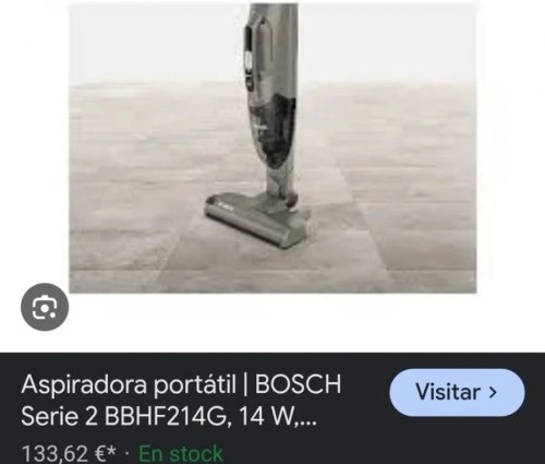 Aspirador Escoba Bosch BBHF214G