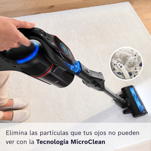 Aspirador escoba sin cable, Bosch, Unlimited 10, BCS1051POW Negro