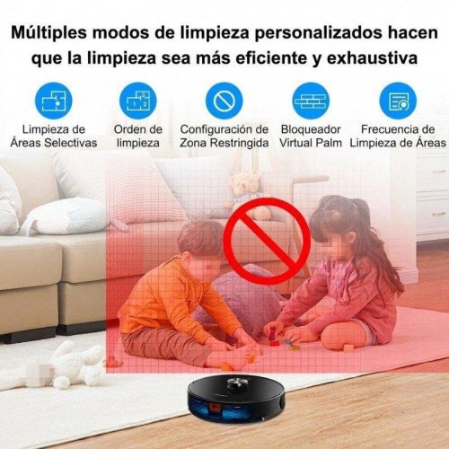 Aspirador fregona Liectroux X6 40W 6500 Pa 120 min HEPA App Alexa