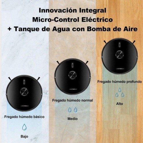 Aspirador fregona Liectroux X6 40W 6500 Pa 120 min HEPA App Alexa