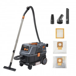 Aspirador industrial DEXTER PRO - alimentación red eléctrica - 1500 W - Capacidad del depósito 30 L y de polipropileno