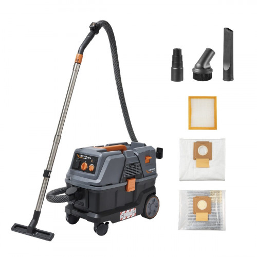 Aspirador industrial DEXTER PRO - alimentación red eléctrica - 1500 W - Capacidad del depósito 30 L y de polipropileno