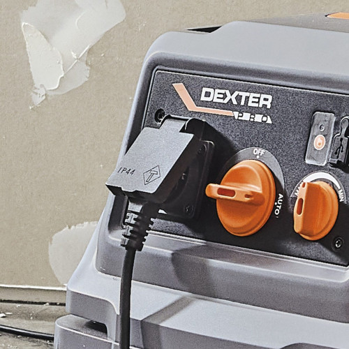 Aspirador industrial DEXTER PRO - alimentación red eléctrica - 1500 W - Capacidad del depósito 30 L y de polipropileno