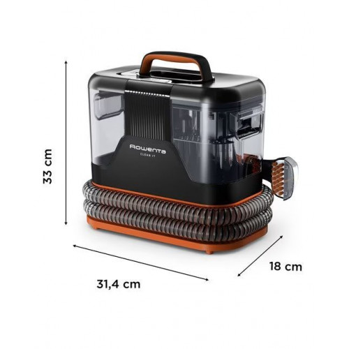 Aspirador para tapicerías Rowenta Clean it IN5011 limpieza de derrames y manchas Naranja
