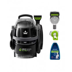 Aspirador quitamanchas para tapicerías Bissell Pet Pro Plus 37252 con manguera hydrorinse Verde / Negro