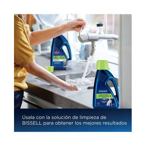 Aspirador quitamanchas para tapicerías Bissell Pet Pro Plus 37252 con manguera hydrorinse Verde / Negro