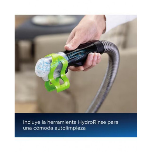Aspirador quitamanchas para tapicerías Bissell Pet Pro Plus 37252 con manguera hydrorinse Verde / Negro