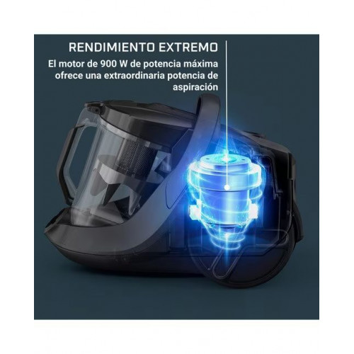 Aspirador Rowenta Green Force Cyclonic Max RO7B13 con motor de bajo consumo Negro