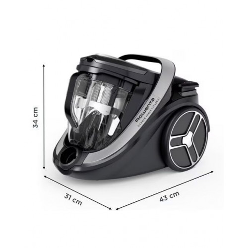 Aspirador Rowenta Silence Force Cyclonic Effitech RO7936 silenciosa Negro
