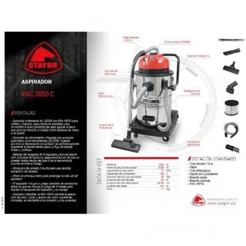 Aspirador Stayer VAC2050C
