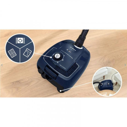 Aspiradora con Bolsa Bosch Serie 4 BGD38BU2 600 W 4 L PureAir Azul