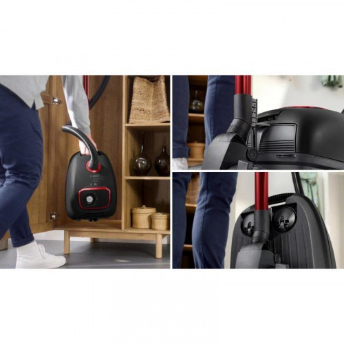 Aspiradora con Bolsa Bosch Serie 4 BGL41POW2H 850W HEPA 4L Negra