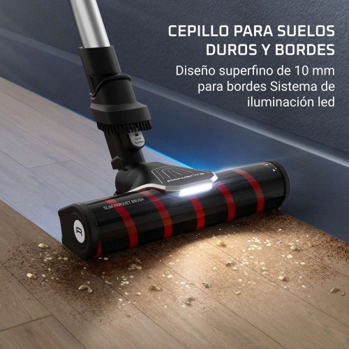 Aspiradora de escoba sin cable Rowenta X-Force Flex 9.60 cuidado animal y parquet con potencia de succión de 100AW Rojo