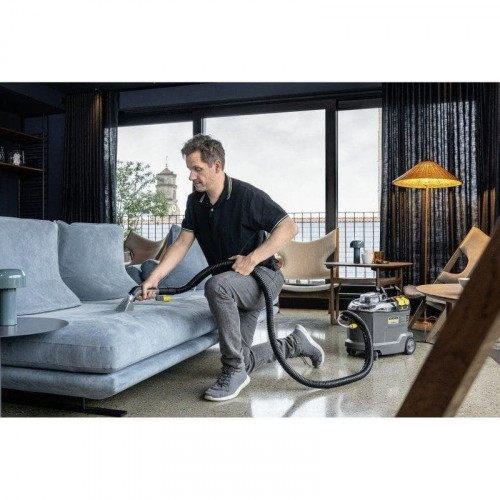 Aspiradora de Tapicerías Karcher Puzzi 8/1 1,2kW con Cable Gris Amarillo