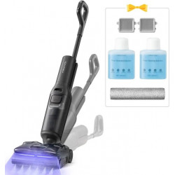 Aspiradora en seco y húmedo Roborock F25 Steam Set equipada con autolimpieza con vapor ya alta temperatura