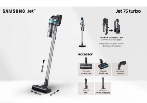 Aspiradora Escoba Samsung Jet 75 Turbo VS20T7531T1